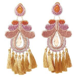 Pre Loved Mercedes Salazar Vintage Women metallic | gold Earrings